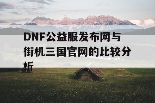 DNF公益服发布网与街机三国官网的比较分析